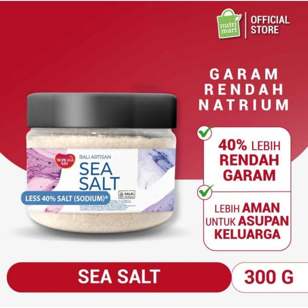 

Tropicana Slim Bali Artisan Sea Salt 300gr