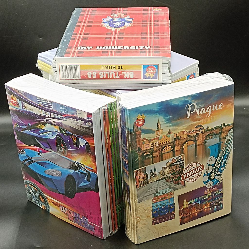 

OBRAL" BUKU TULIS PAPERSTAR 58 LEMBAR ( STAPLES BERKARAT, NAMUN KERTAS MASIH MULUS )