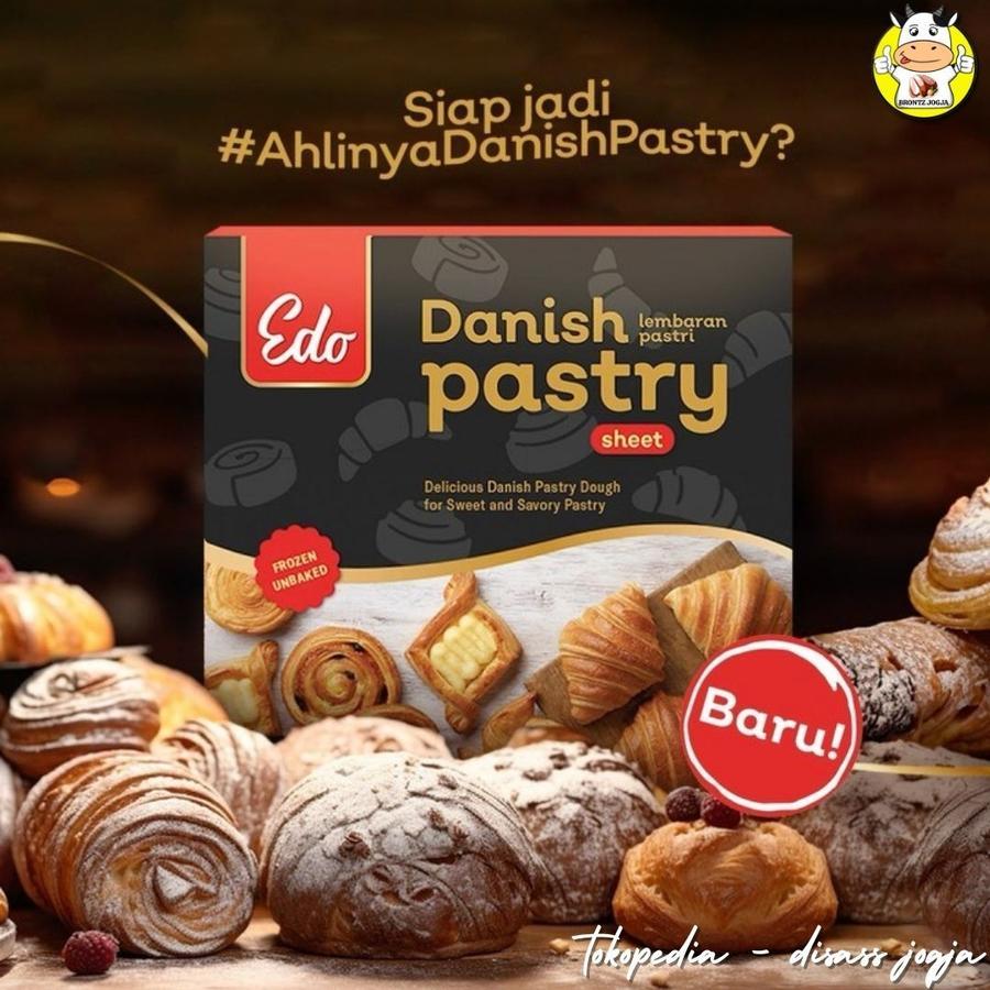 

EDO Danish Pastry Sheet (Kulit Pastry) 750Gr Siap Pakai - Kheiza Frozen