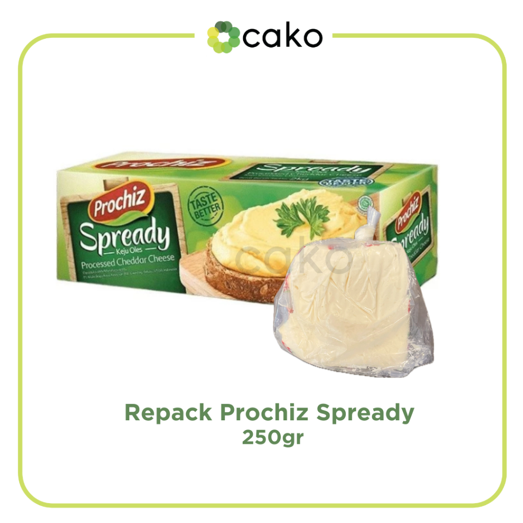 

(REPACK) Keju Prochiz Spready 250gr / Keju Cheddar Oles/ Khusus Pengiriman Instan & Sameday