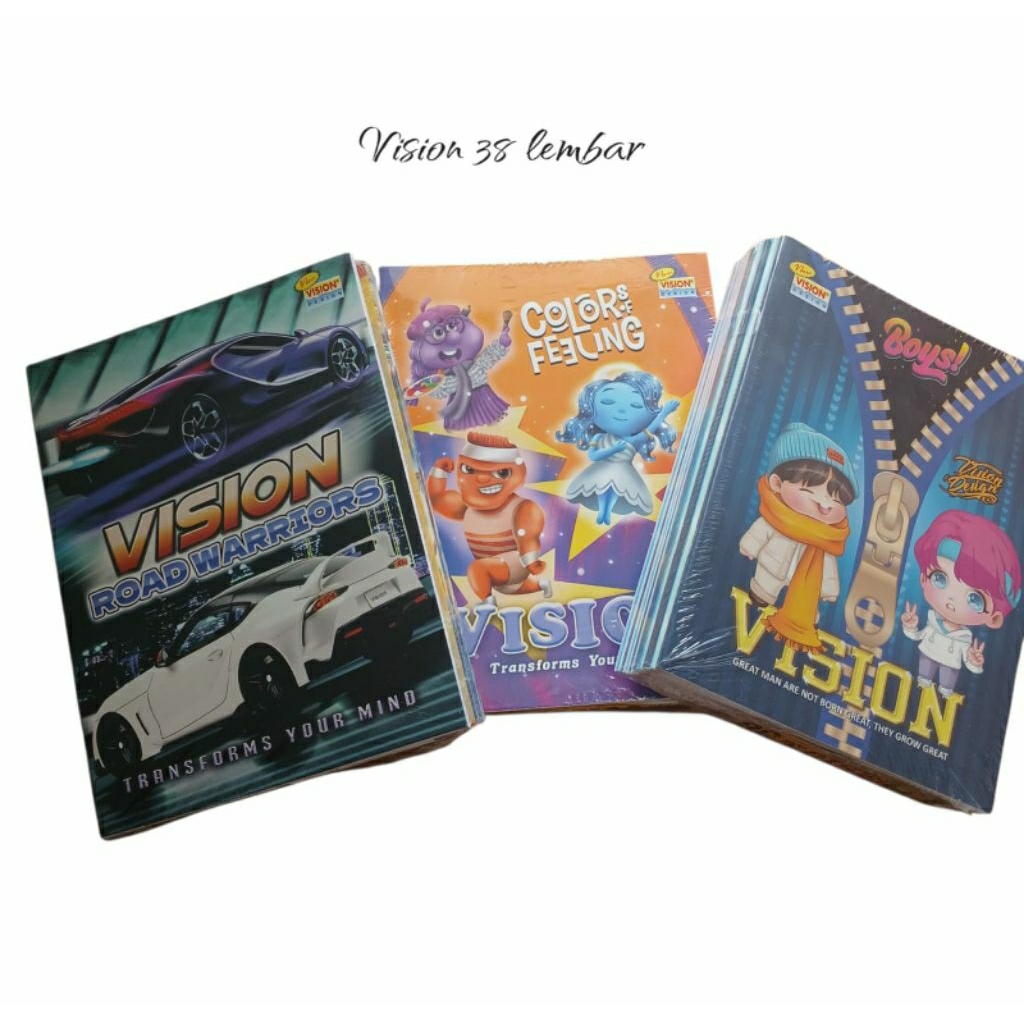 

buku vision tulis 38 lembar