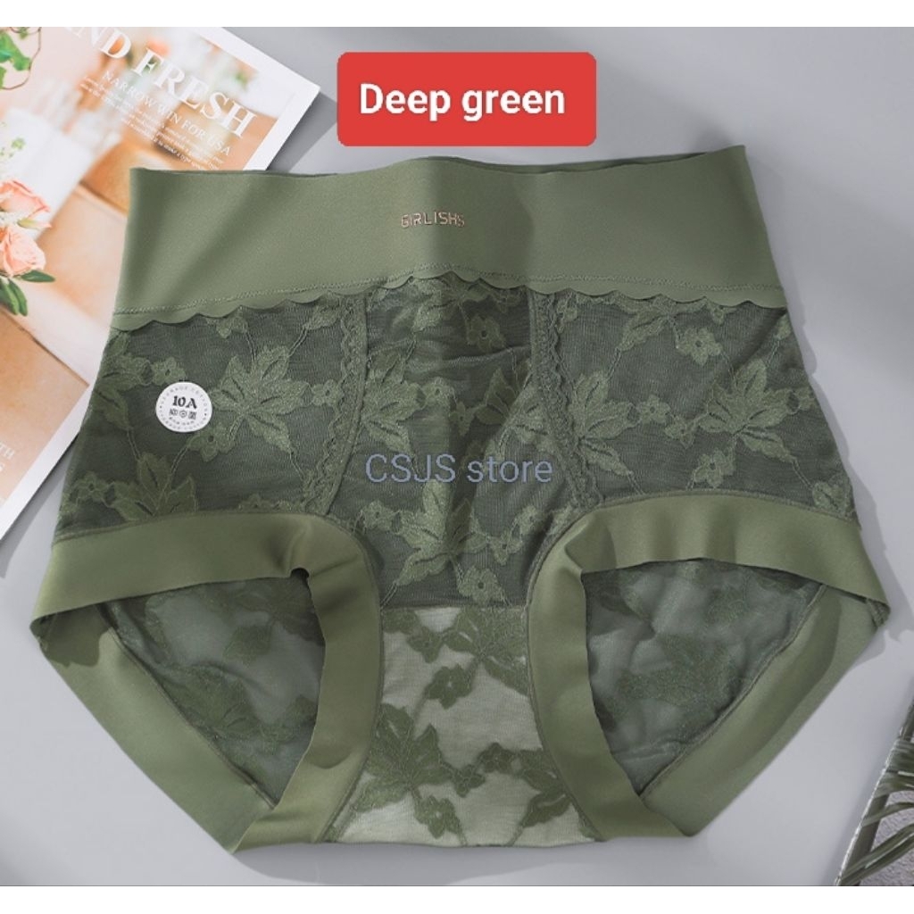 celana dalam wanita 70 kg - 110 kg highwaist pinggang tinggi satin sutra anti bakteri super jumbo cd