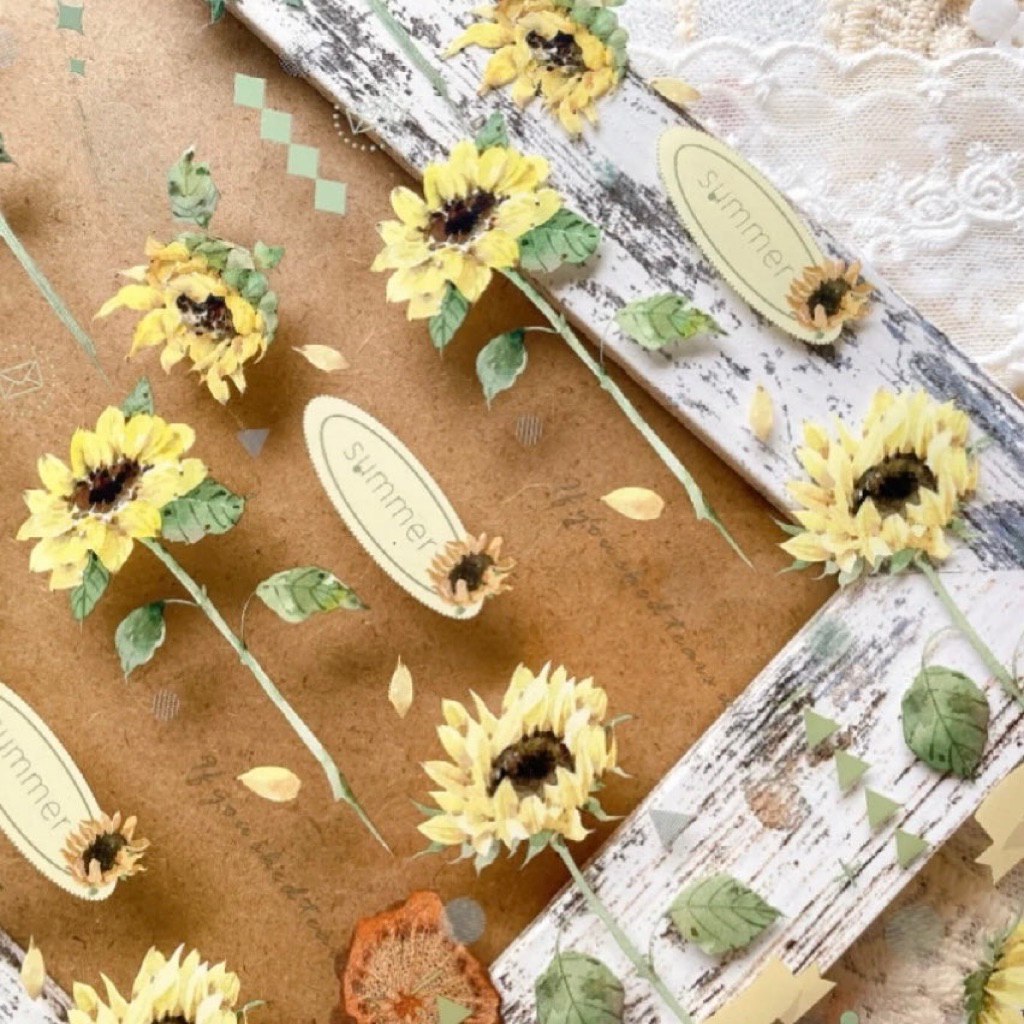 

Baicangjia Studio Sunflowers PET Tape Roll