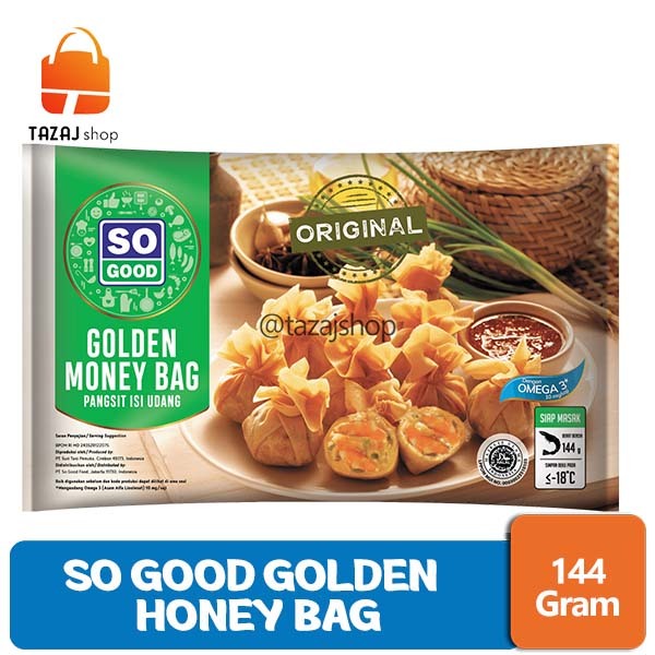 

So Good Golden Honey Bag 144gr Pangsit Isi Udang Tazaj