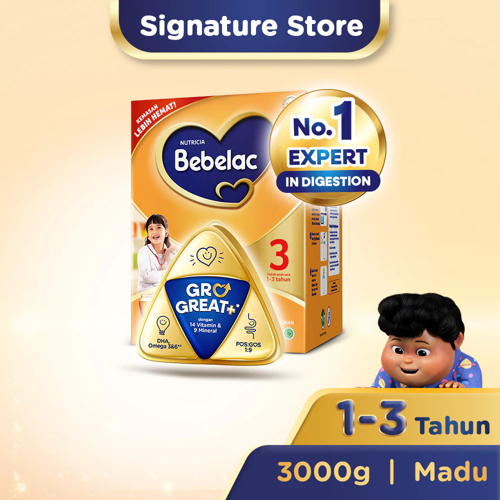 

Bebelac 3 Vanila Susu Pertumbuhan Bubuk 3000 GR