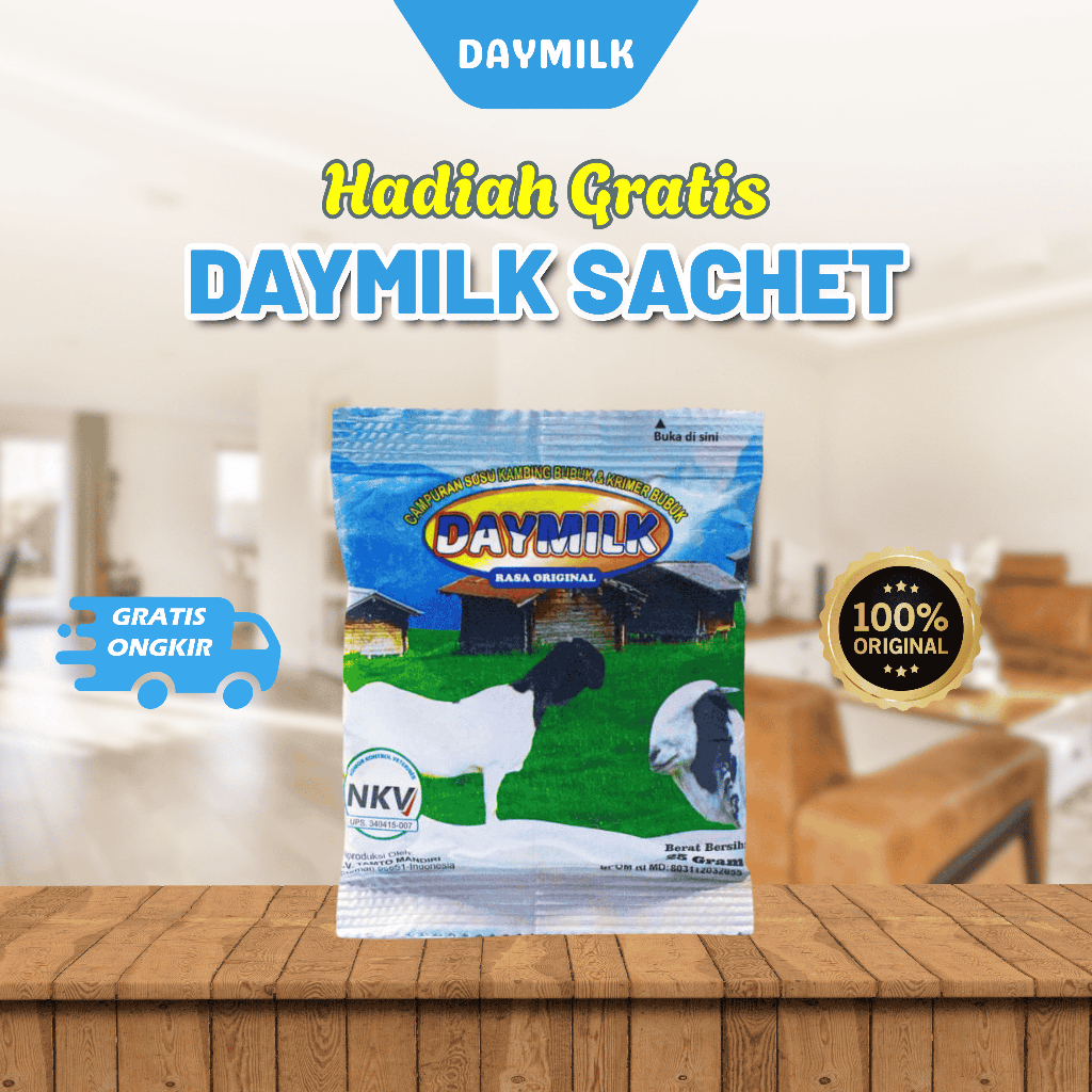 

Daymilk Sachet Original - Susu Kambing Etawa - 1 Sachet