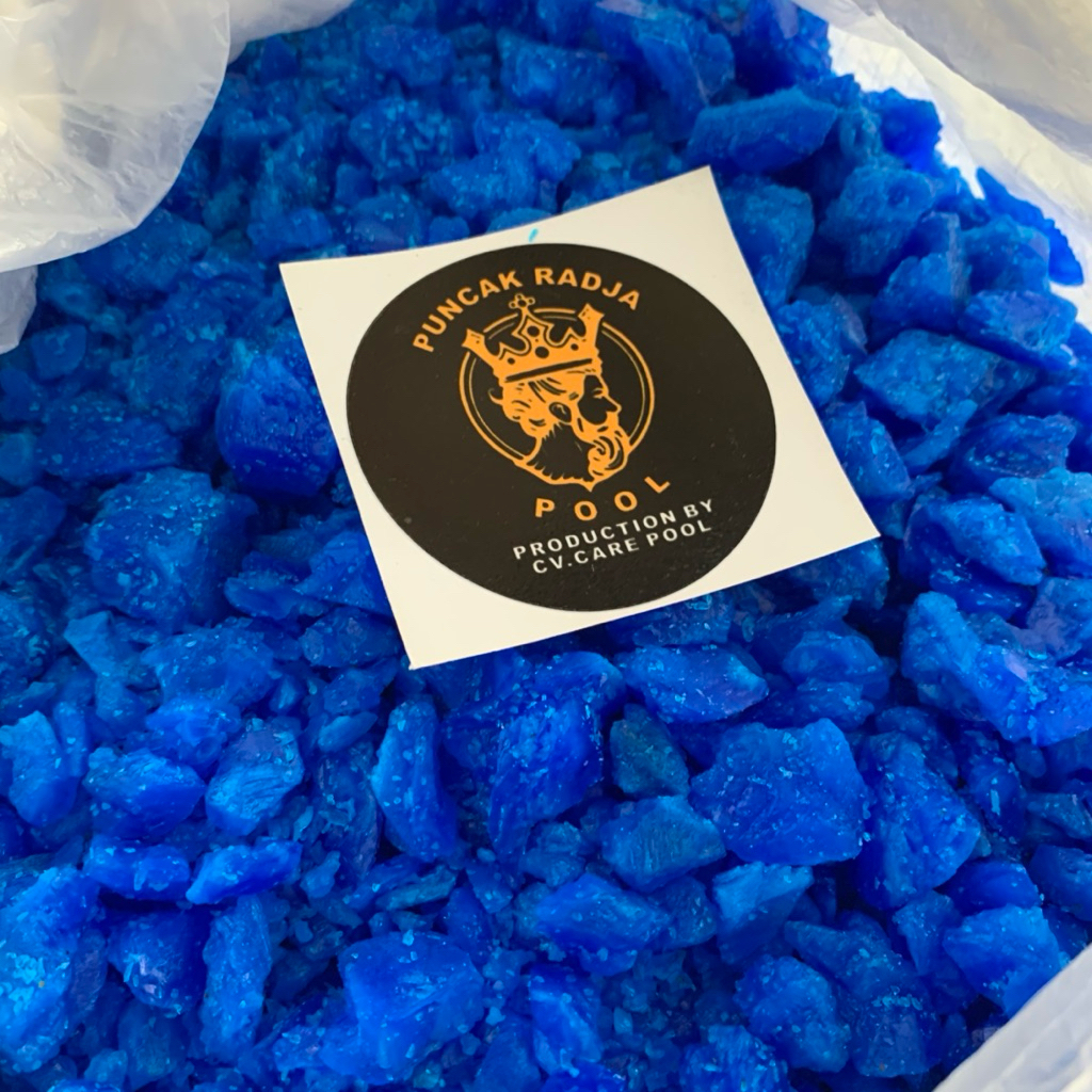 Terusi (1 KG) Pembiru Anti Lumut Dan Penjernih Air Kolam Renang  Terusi Obat Pembiru Anti Lumut Dan 