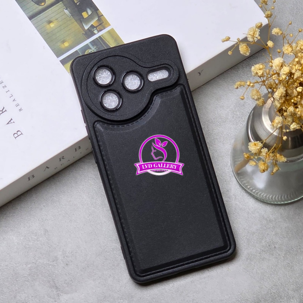 Poco F7 Pro Poco F7 Ultra Case Leather Black SoftCase Poco F7 Pro Poco F7 Ultra