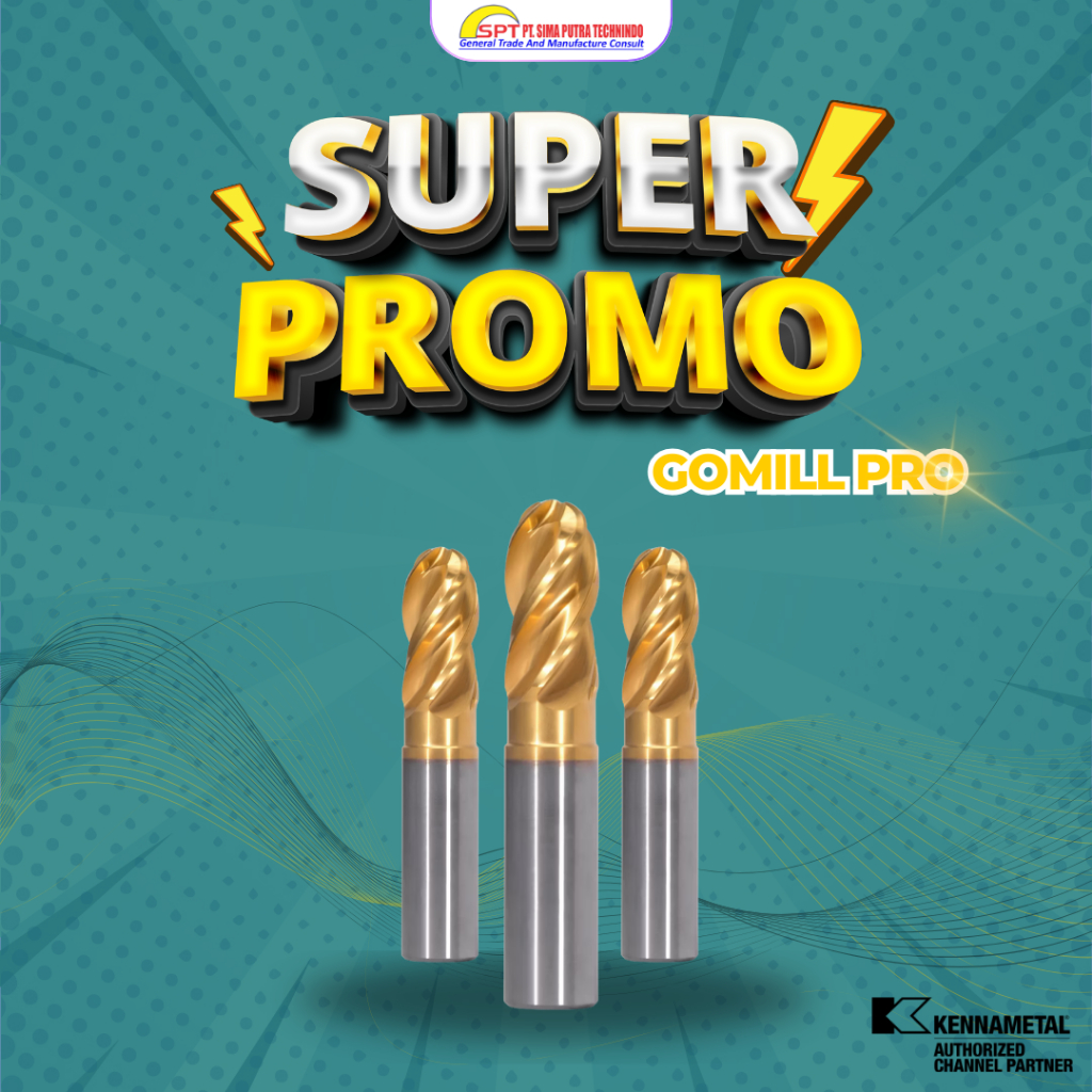 End Mill 16 mm GOMILL PRO Kennametal (Short)