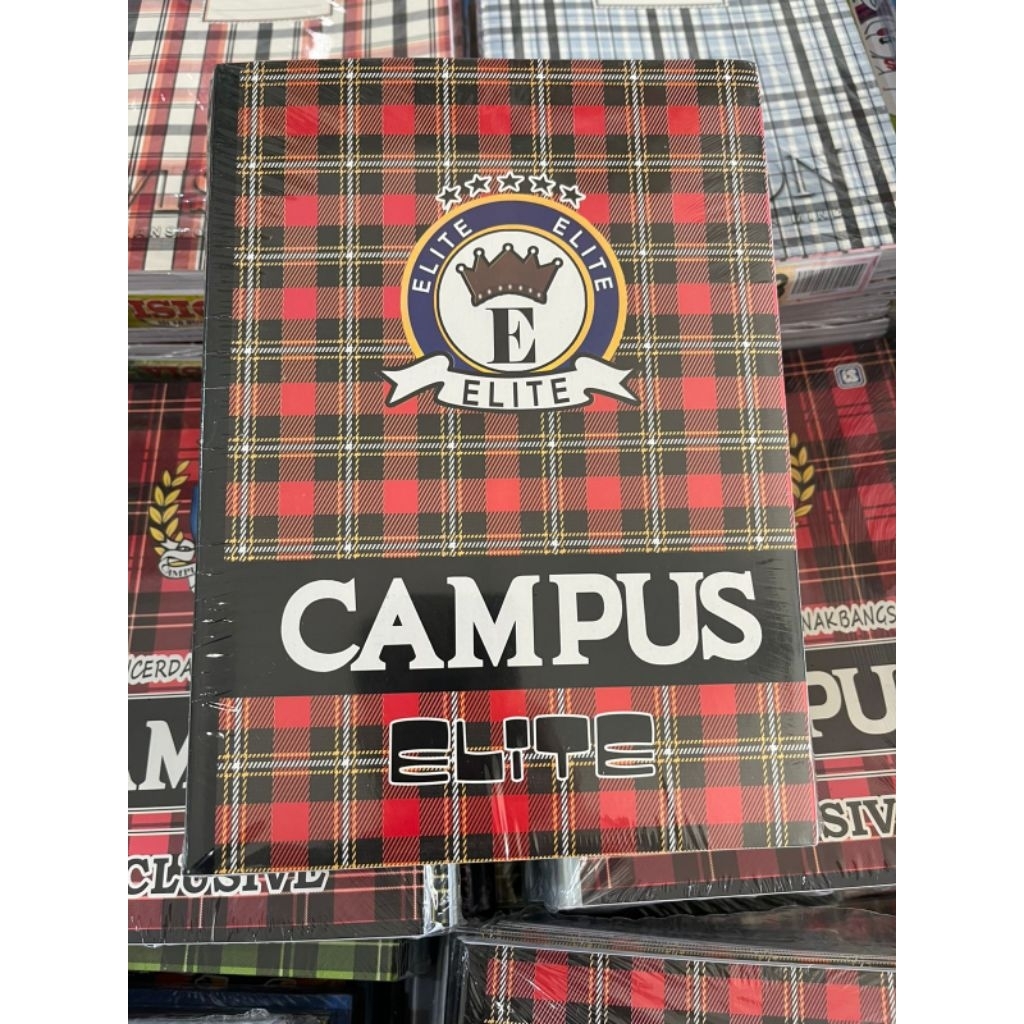 

Buku Tulis Campus Besar Elite 50 Lembar 1 Pak Isi 10 Buku Tulis Anak Sekolah // Buku Campus Panjang Bigbos 50Lembar