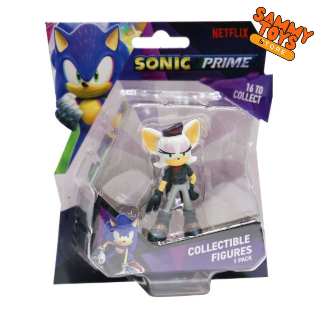 Emco Sonic Prime Collectible Figures - Rouge 2,5 Inch Figure
