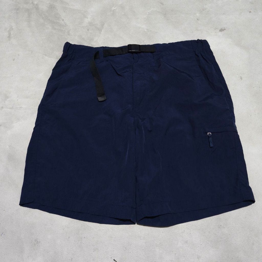 Celana pendek pria uniqlo utility Navy