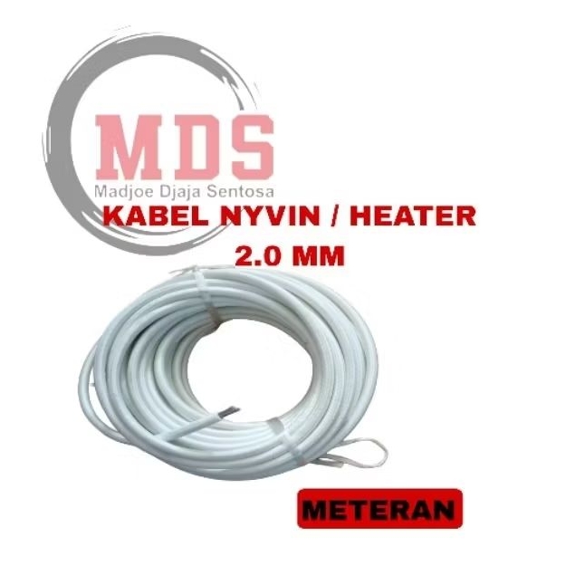 kabel nyvin 2mm / kabel tahan panas 2mm / kabel nyvin 2mm / kabel heater 2mm / meteran