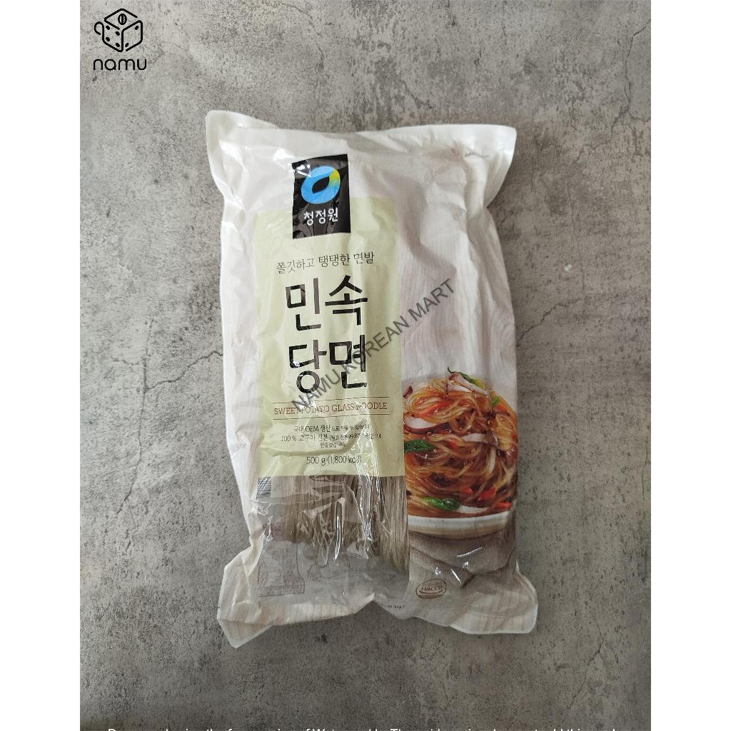 

Chung Jung One Vermicelli Dangmyun Bihun Korea 500gr / Glass Noodle / Bihun Korea / Vermicelli / Dangmyun / Bahan Masak