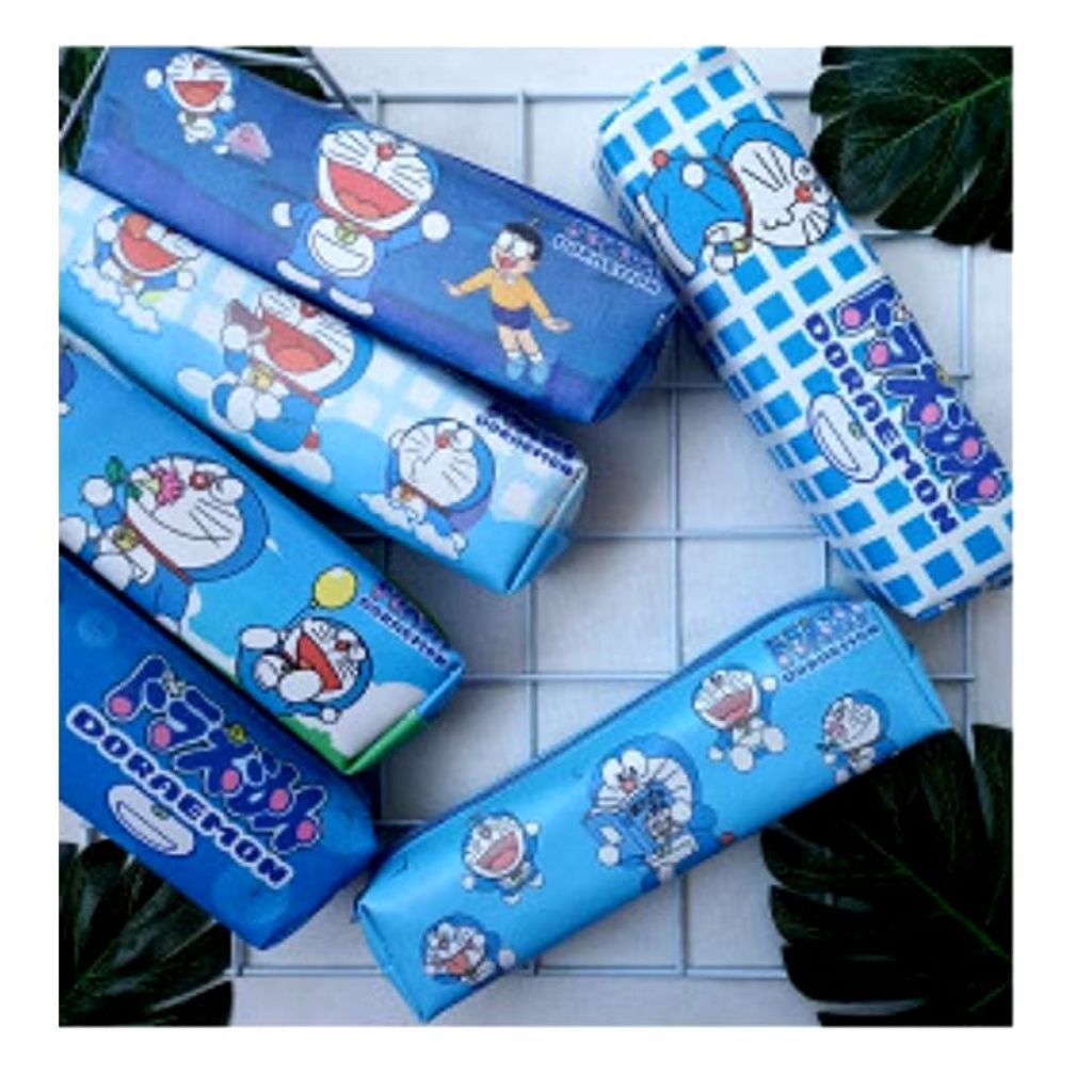 

6/12 PCS Tepat Pensil Doraemon/ Tepak Lontong Ukuran 22 x 9 x 2