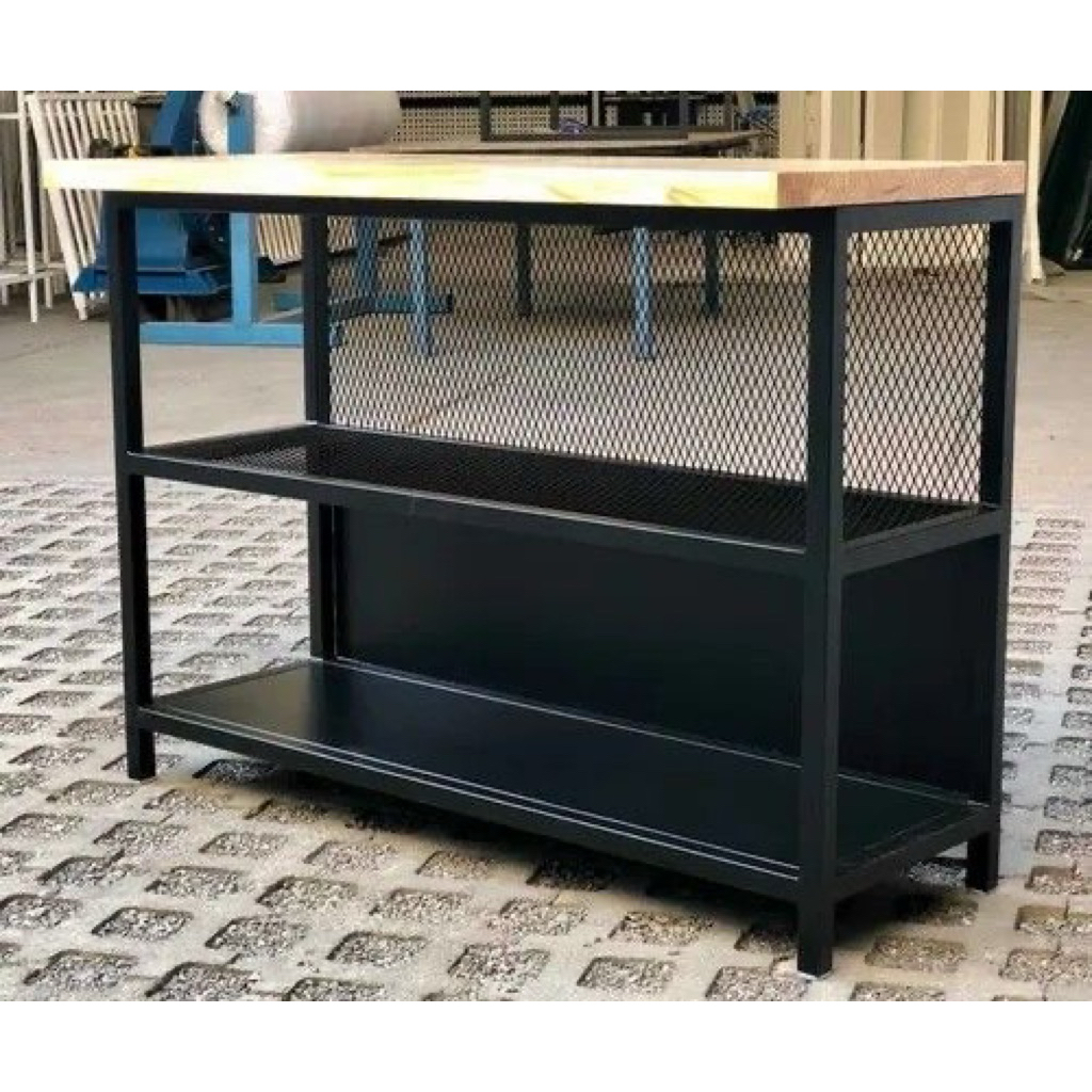 Island table - Meja dapur industrial