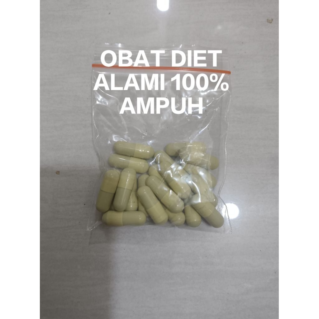 Detox Slim Pink Pelangsing Obat Diet herbal Kapsul Hijau Peluntur Lemak