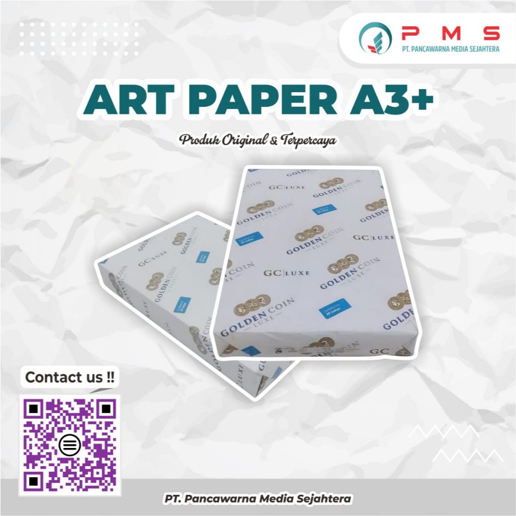 

Kertas Art Paper Art Carton A3+ GOLDEN COIN | Potongan Pabrik