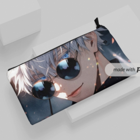 

PENCIL CASE ANIME GOJO SATORU / TEMPAT PENSIL GOJO SATORU