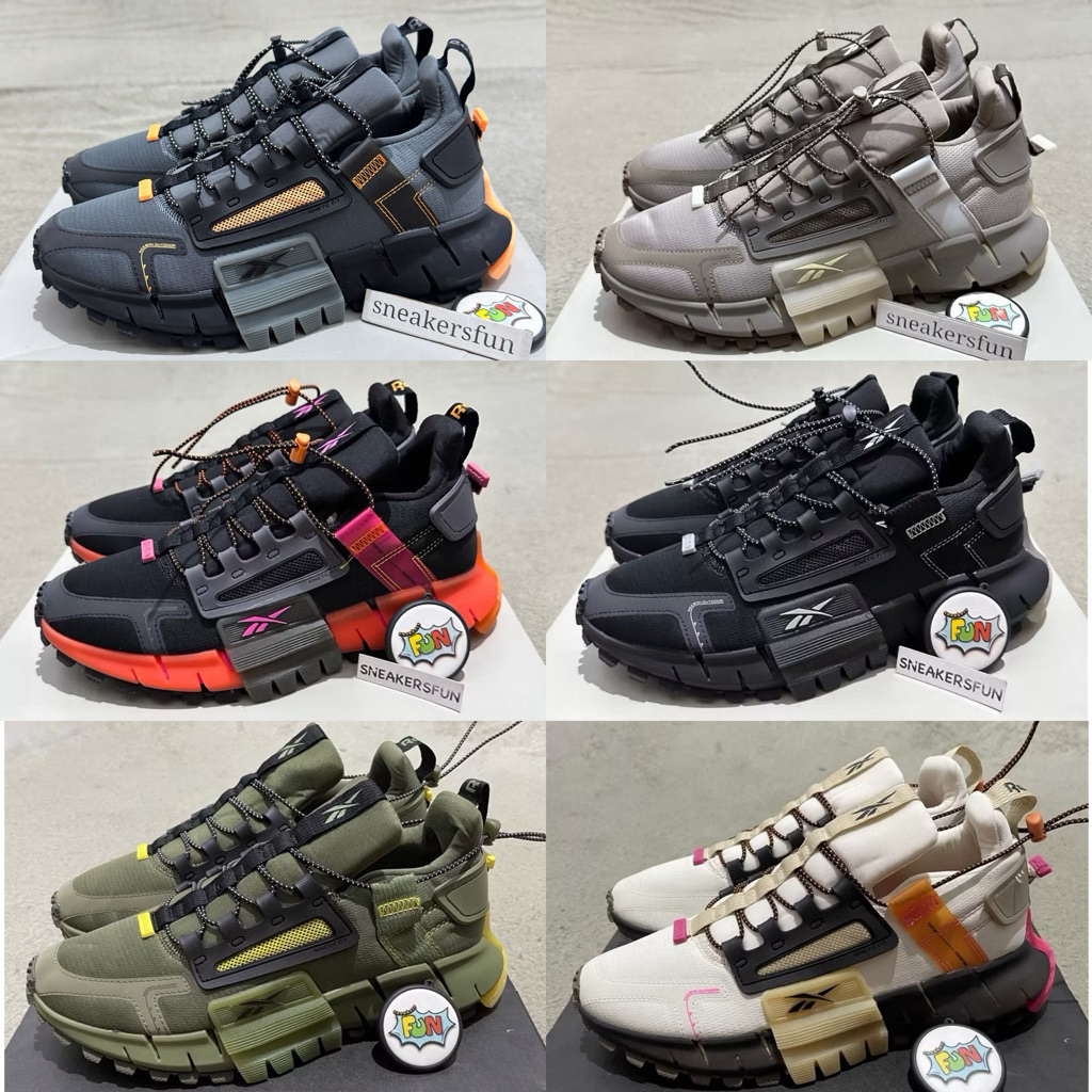 REEBOK ZIG KINETICA EDGE BEIGE PREMIUM ORIGINAL