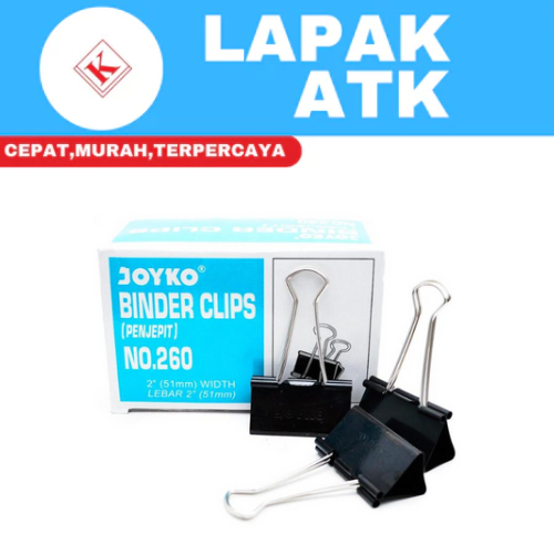 

BINDER CLIP 260 JOYKO / PAPER CLIP / KLIP KERTAS JOYKO ++++