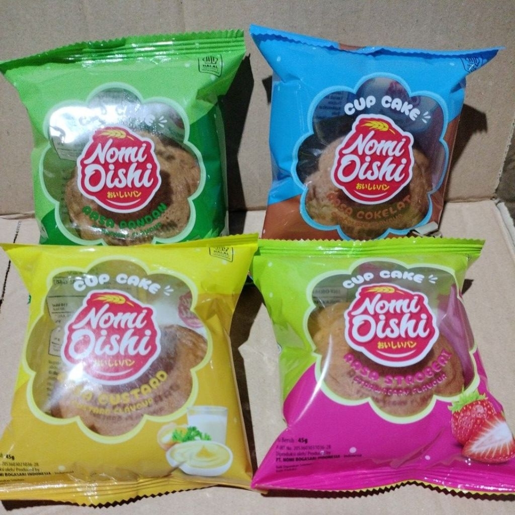 

cup cake Nomi oishi/cupcake/kue mangkok Nomi oishi aneka rasa