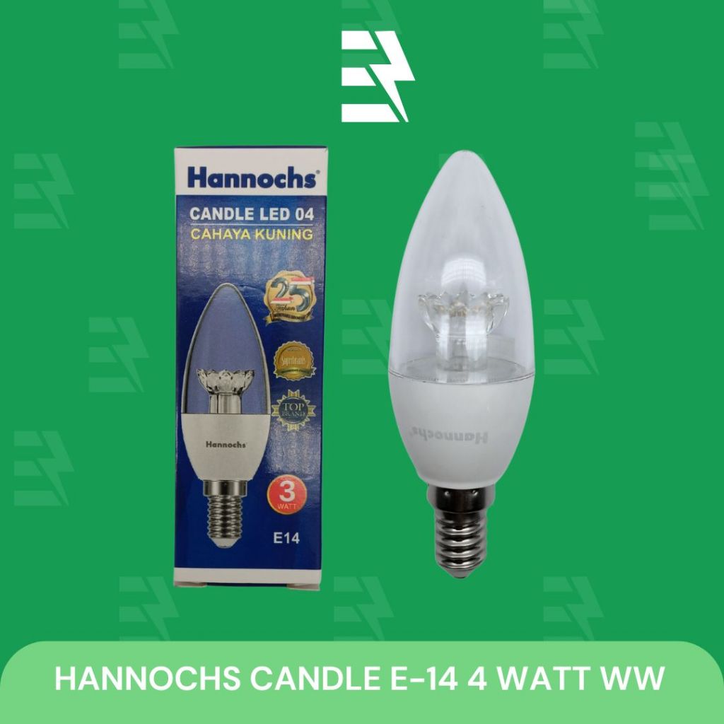 Hannochs candle led 3 & 4w ww e-14