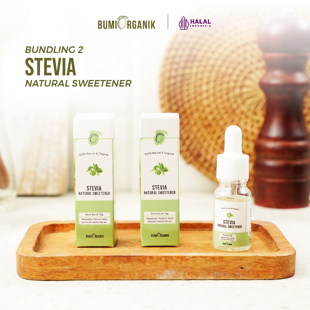 

BUNDLING 2PCS STEVIA CAIR / PENGGANTI GULA STEVIA ASLI 100% - BUMI ORGANIK / GULA TETES STEVIA / PEMANIS STEVIA / GULA STEVIA ORIGINAL / GULA STEVIA / DAUN STEVIA / GULA STEVIA ASLI /STEVIA TETES/STEVIA CAIR/BEERU STEVIA/GULA STEVIA TROPICANA SLIM /GULA