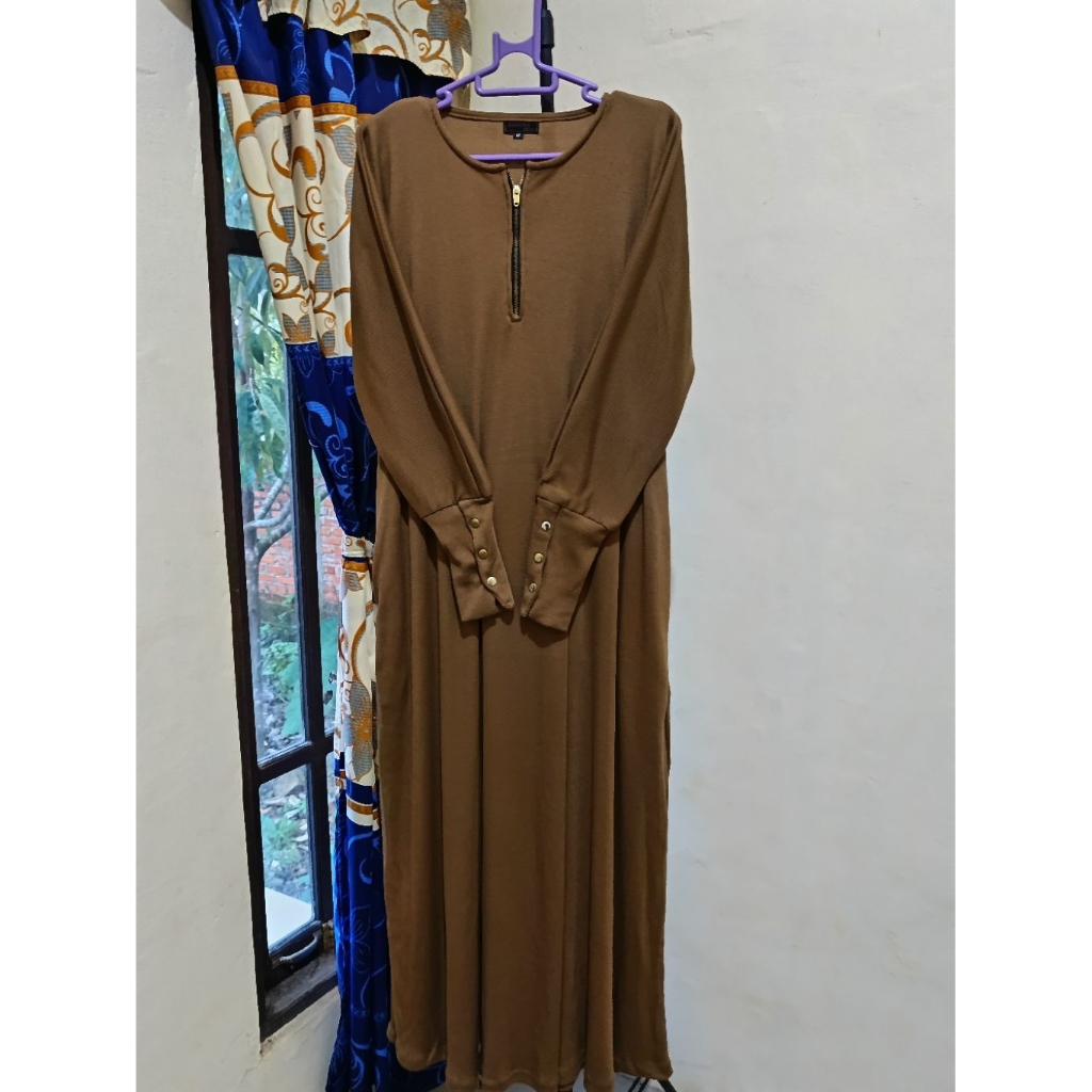 [PRELOVED] Abaya Knit Premium 100%