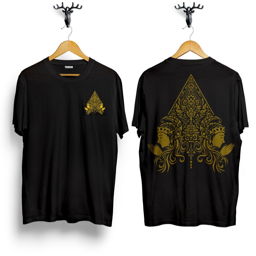 Brbie _ Kaos DIstro pria keren 2021 WAYANG JAWA / KAOS AJINING SAKA LATHI/promo kaos murah pria wani