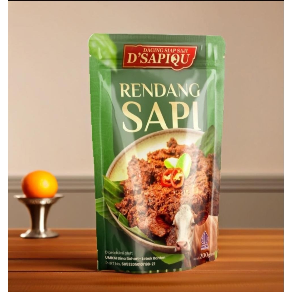 

D'SAPIQU SAPI PROMO RENDANG SIAP SAJI 200gr