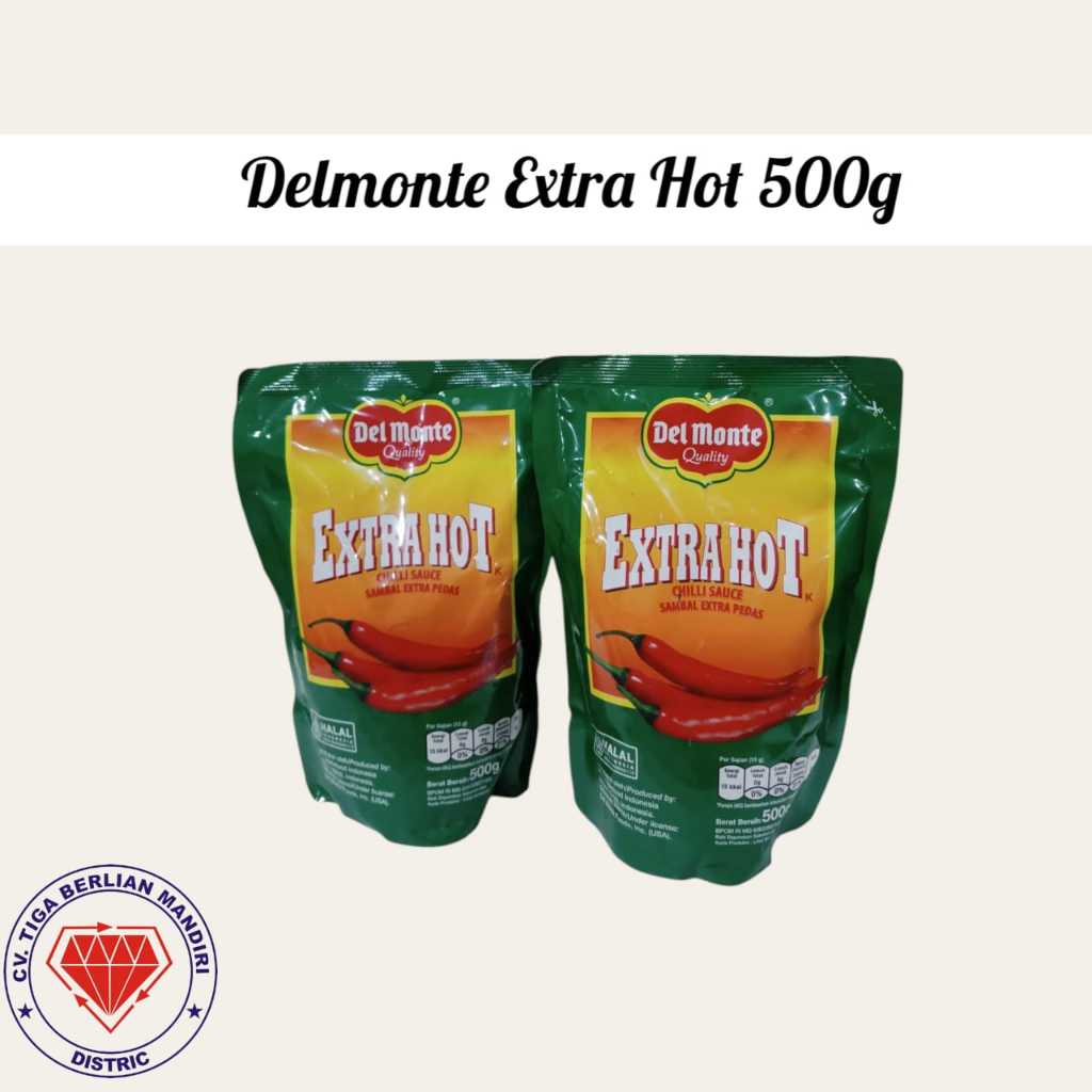 

SAUCE DELMONTE EXTRA HOT & TOMAT 500G