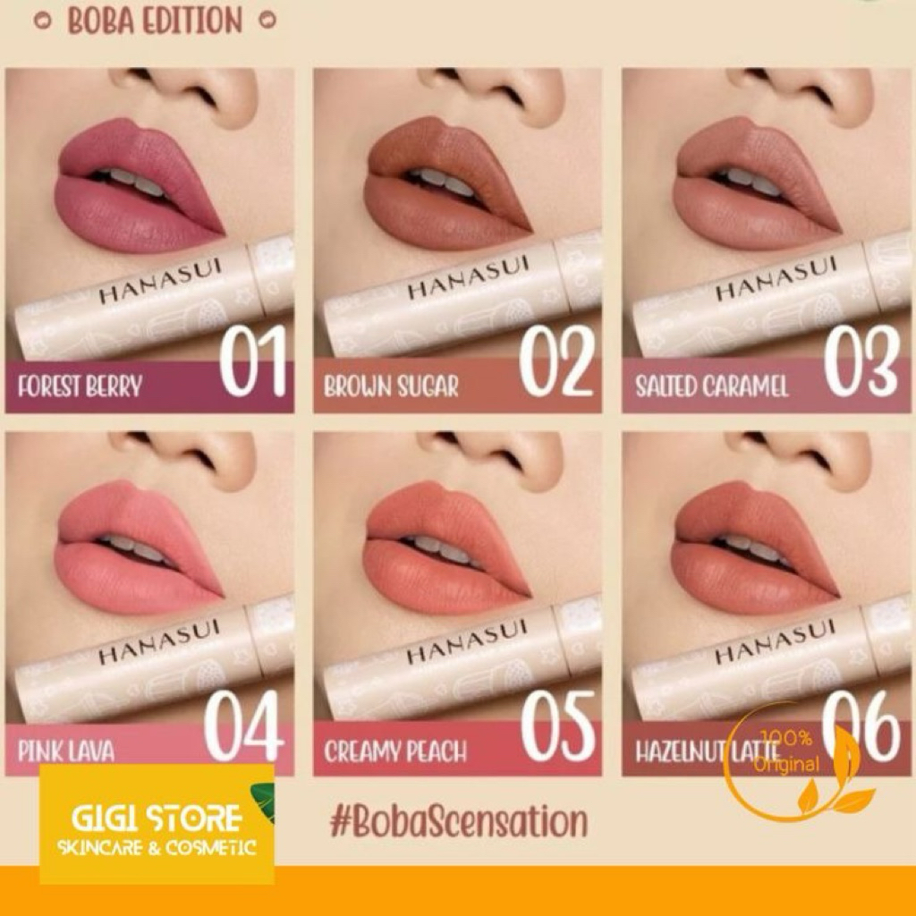 Lipcream Hanasui varian Boba