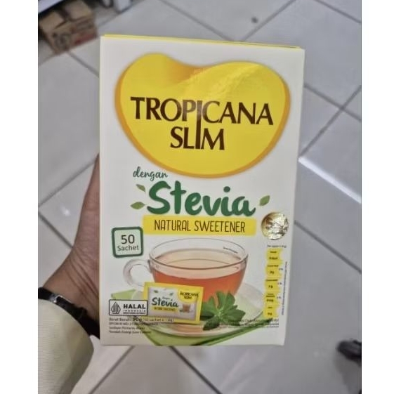 

GULA TROPICANA SLIM SWEETENER STEVIA 50S