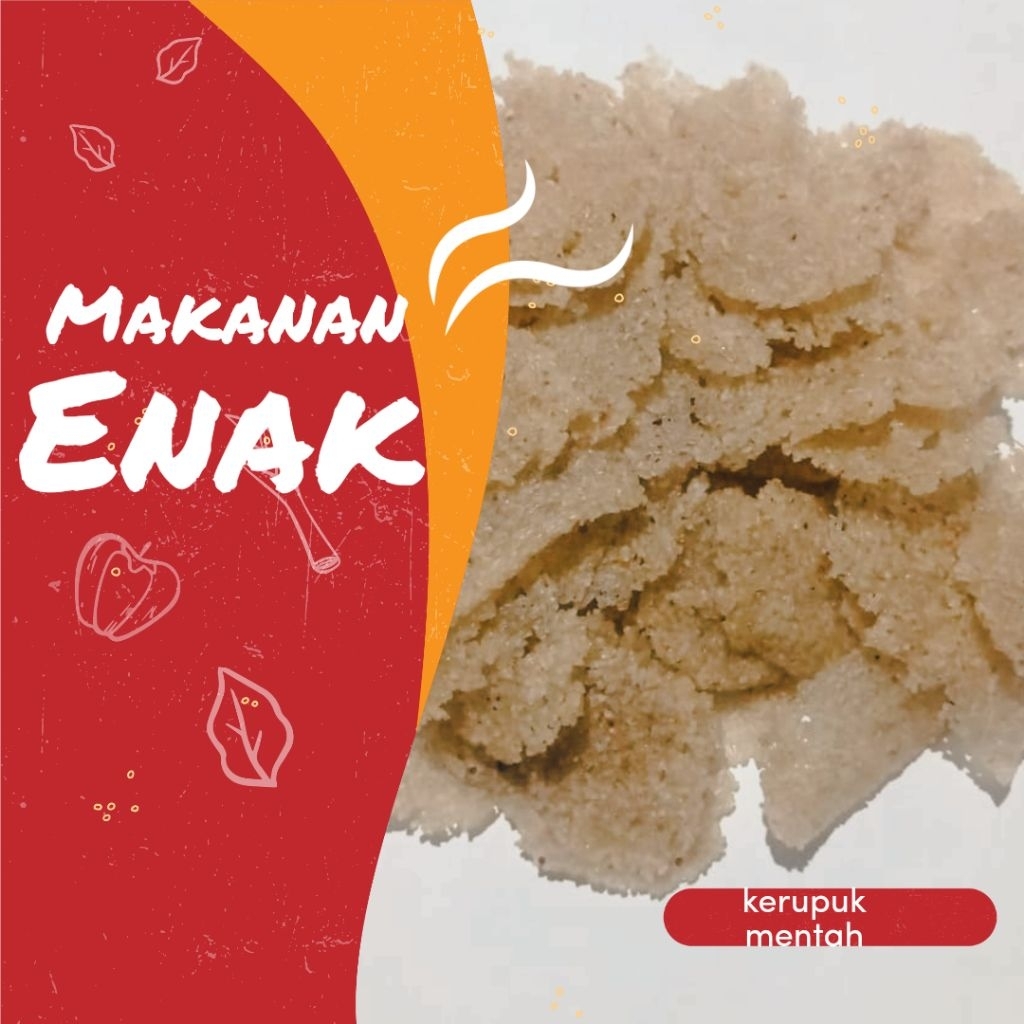 

kerupuk mentah gendar/puli