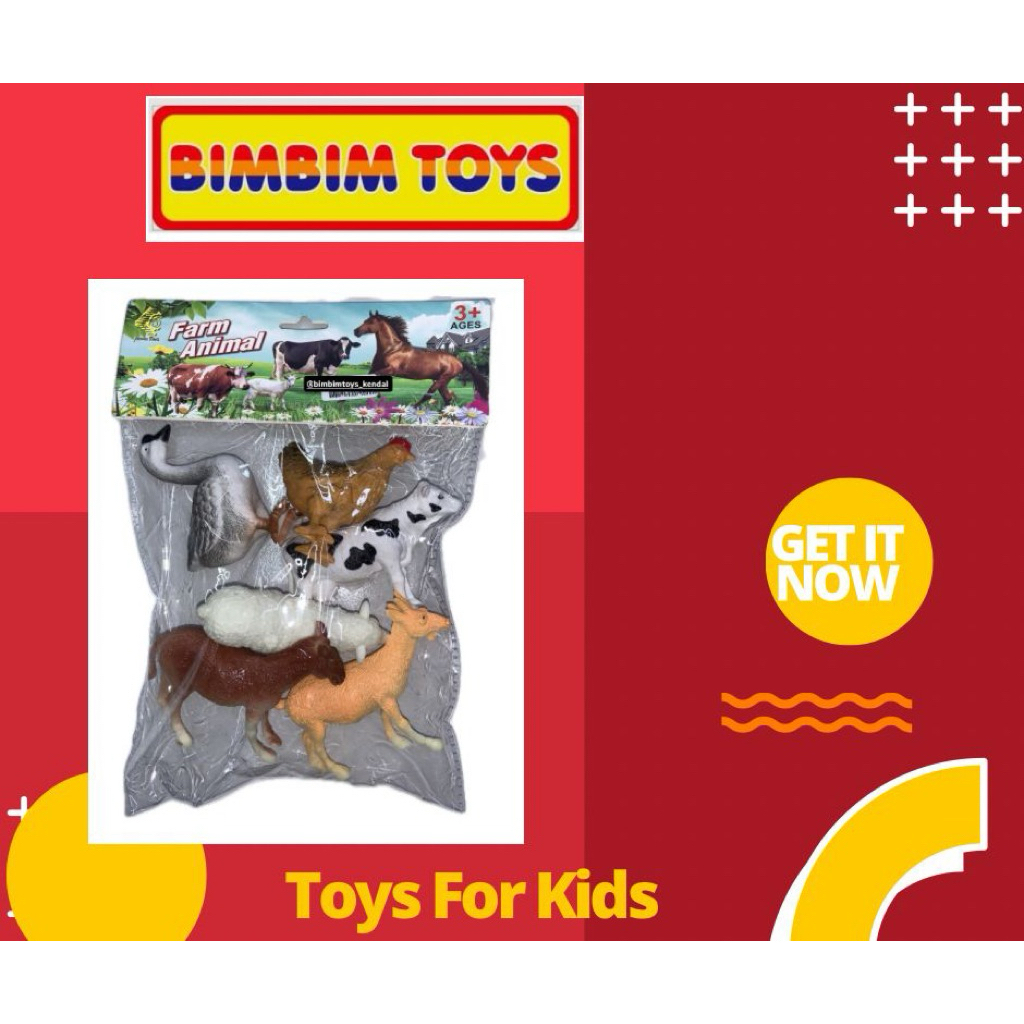 HEWAN KARET KECIL MC 714, MINIATUR ANEKA HEWAN , FARM ANIMAL