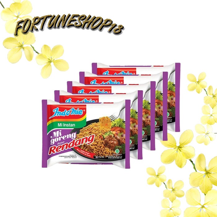 

Mi Instan Indomie Goreng Rasa Rendang 91Gr (5pcs)