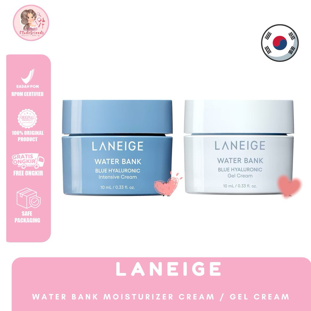 LANEIGE WATER BANK MOISTURIZER CREAM | GEL CREAM