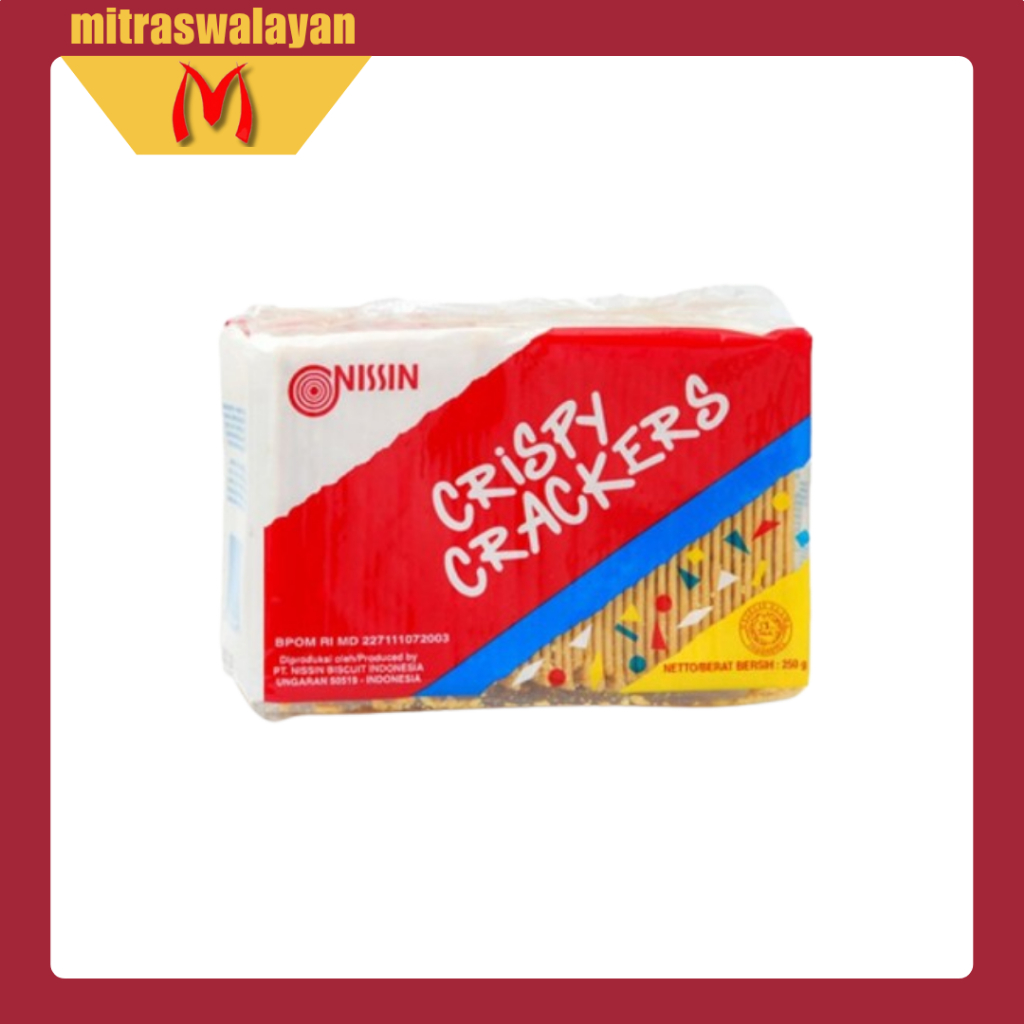

NISSIN Crispy Crackers Kemasan 140 gr & 250 gr