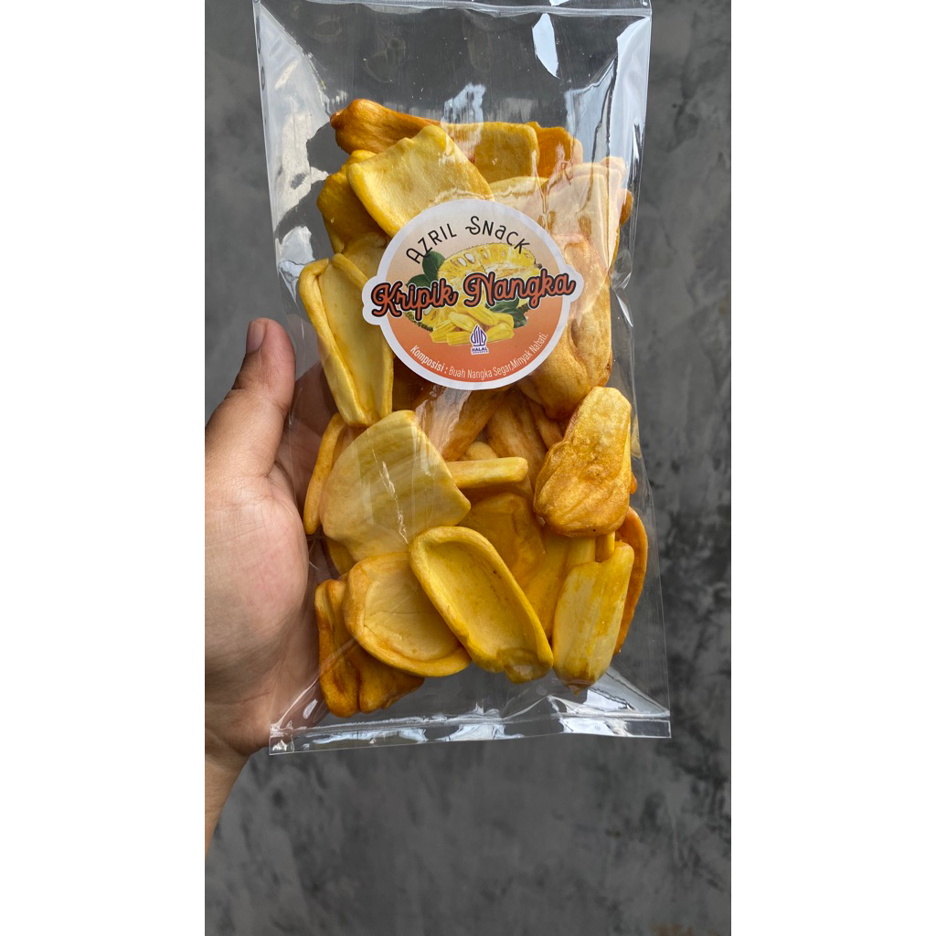 

KERIPIK NANGKA GRADE B1 100 GRAM MANIS LEGIT AZRIL SNACK