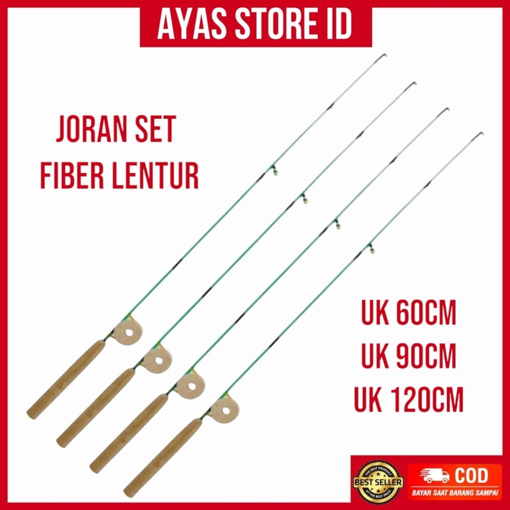 Joran Pancing Set Fiber Lentur