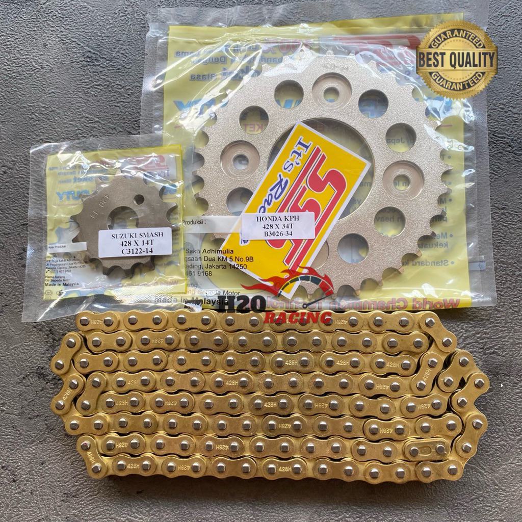 Gear Gir Original SSS 428 SupraX125 - Kharisma Kph - Blade Fi - Blade lama - Revo lama - Revo absolu