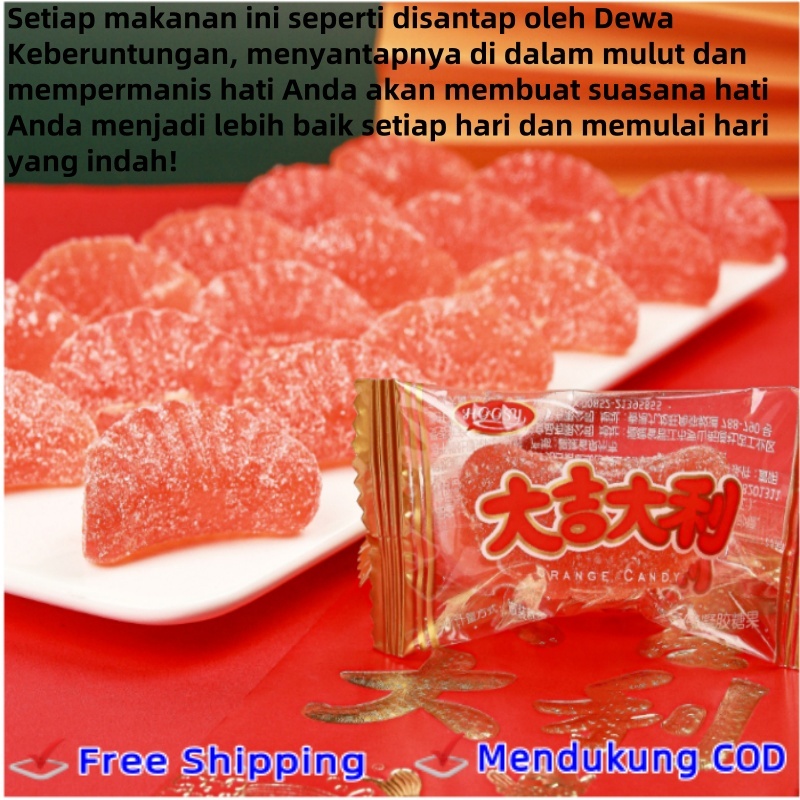 

Grosir Air Jeruk Rasa Buah Permen Lembut Permen Perayaan DAJIDALI Permen Perayaan Cina Impor Permen Netflix