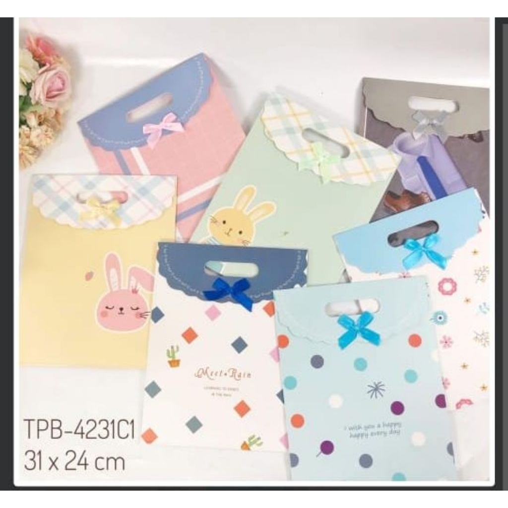 

Paperbag tutup motif mix