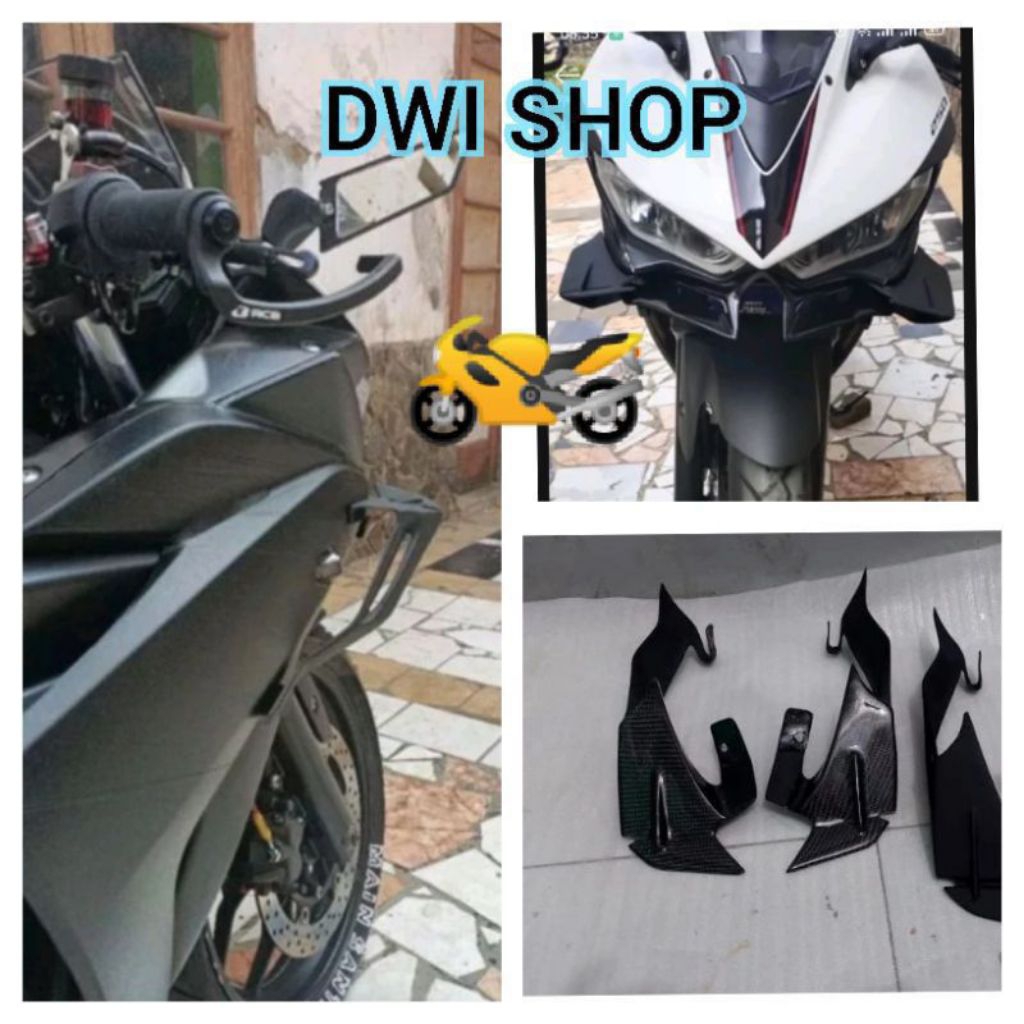 Winglet Fairing Yamaha R25 v1 model BMW