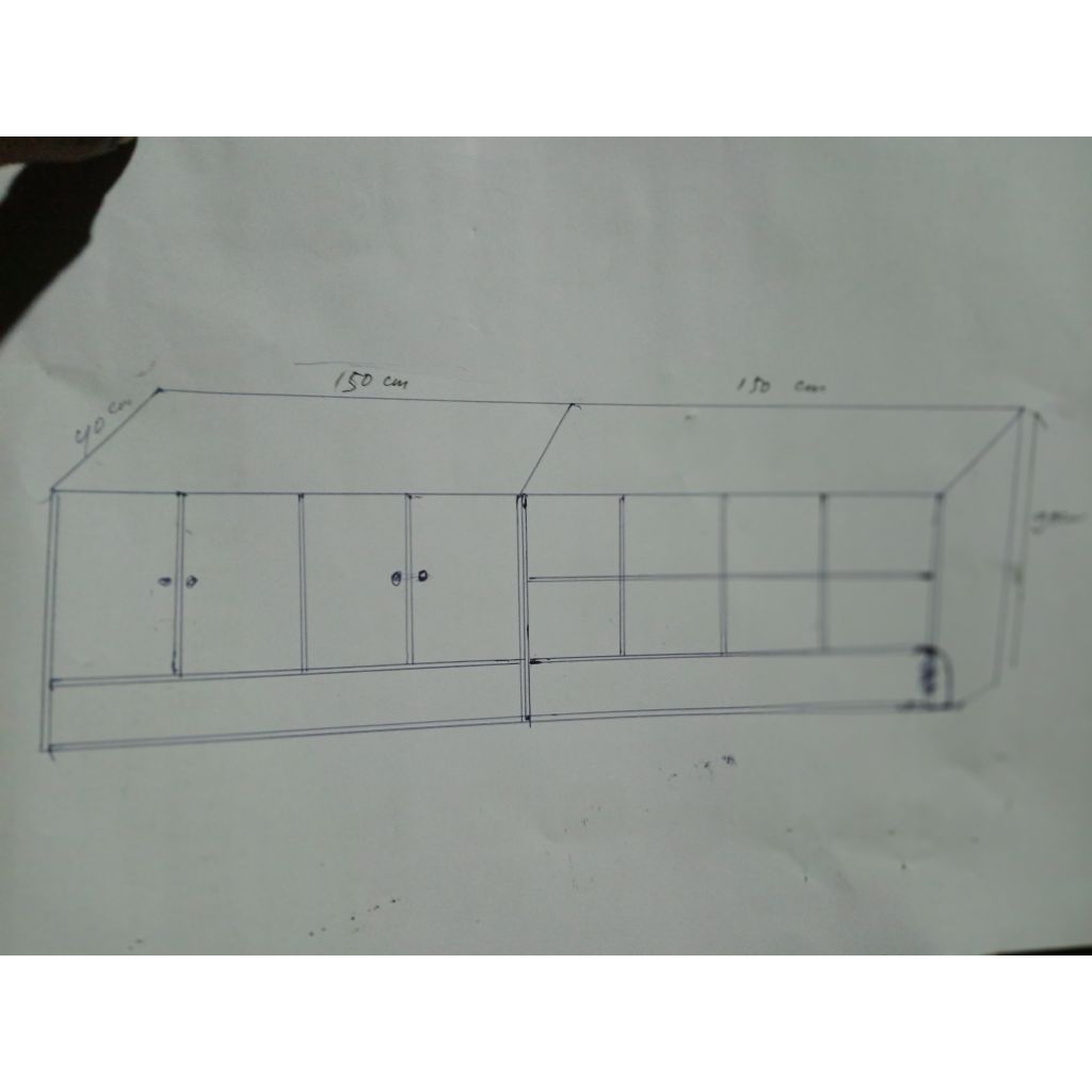Rak dapur gantung kayu jati