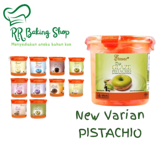 

ELMER Dip Glaze 1kg All Varian - Elmer Dip Glaze 1kg Topping Selai Donat Kue Roti