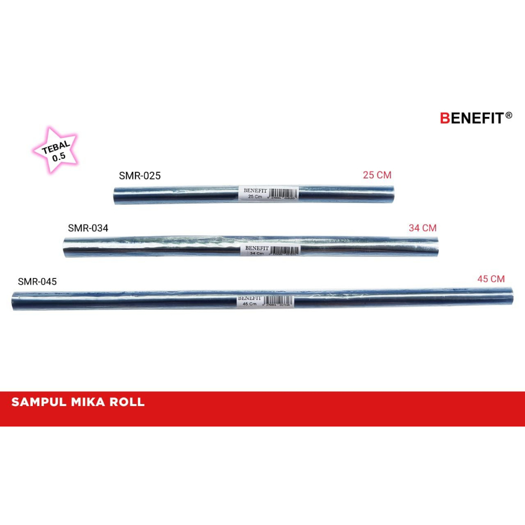 

SAMPUL MIKA ROLL BENEFIT 25CM - 34CM - 45CM