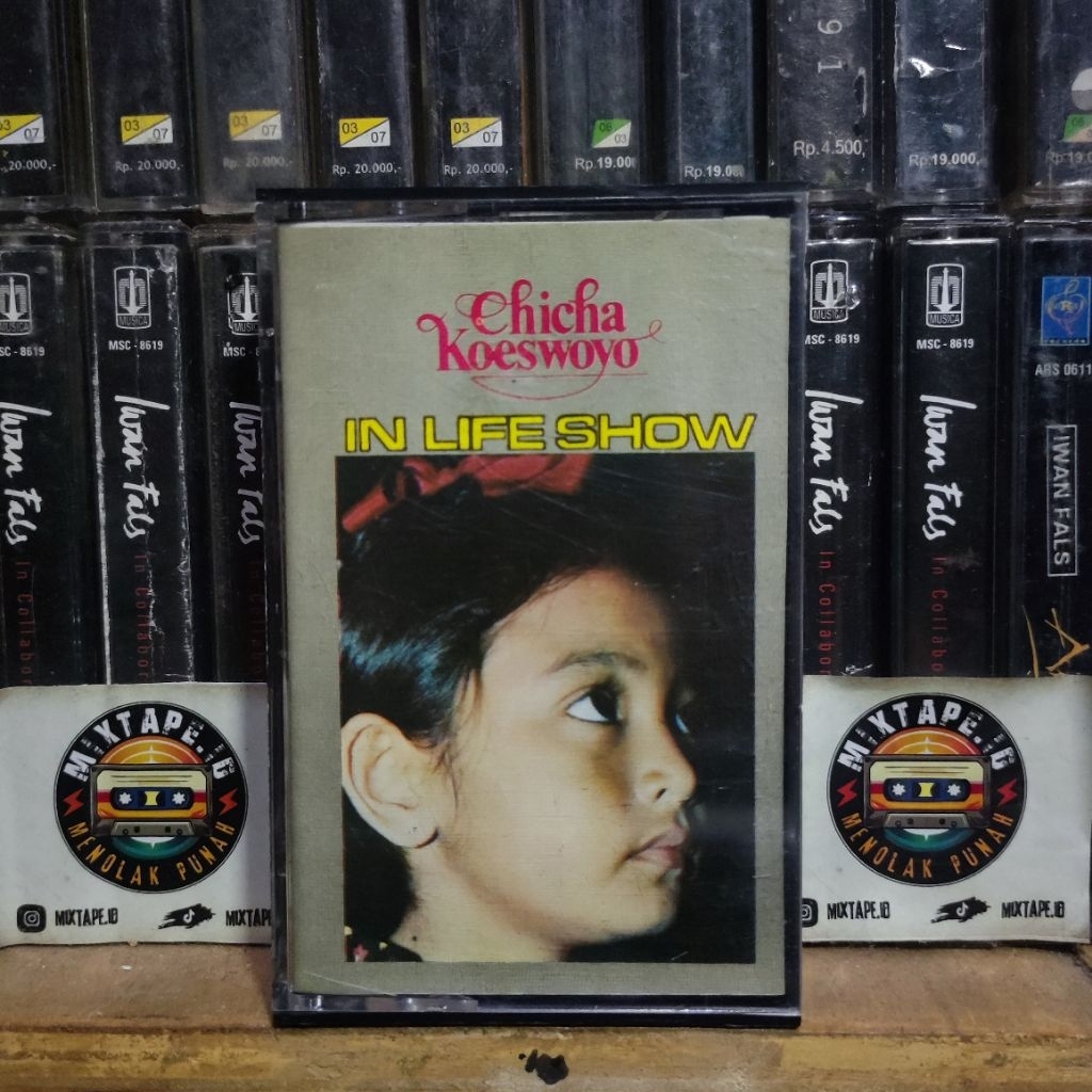 Kaset Pita - Chica Koeswoyo - In Life Show - Lagu Anak Anak - Radio Tape - Kaset - Radio - Pemutar K