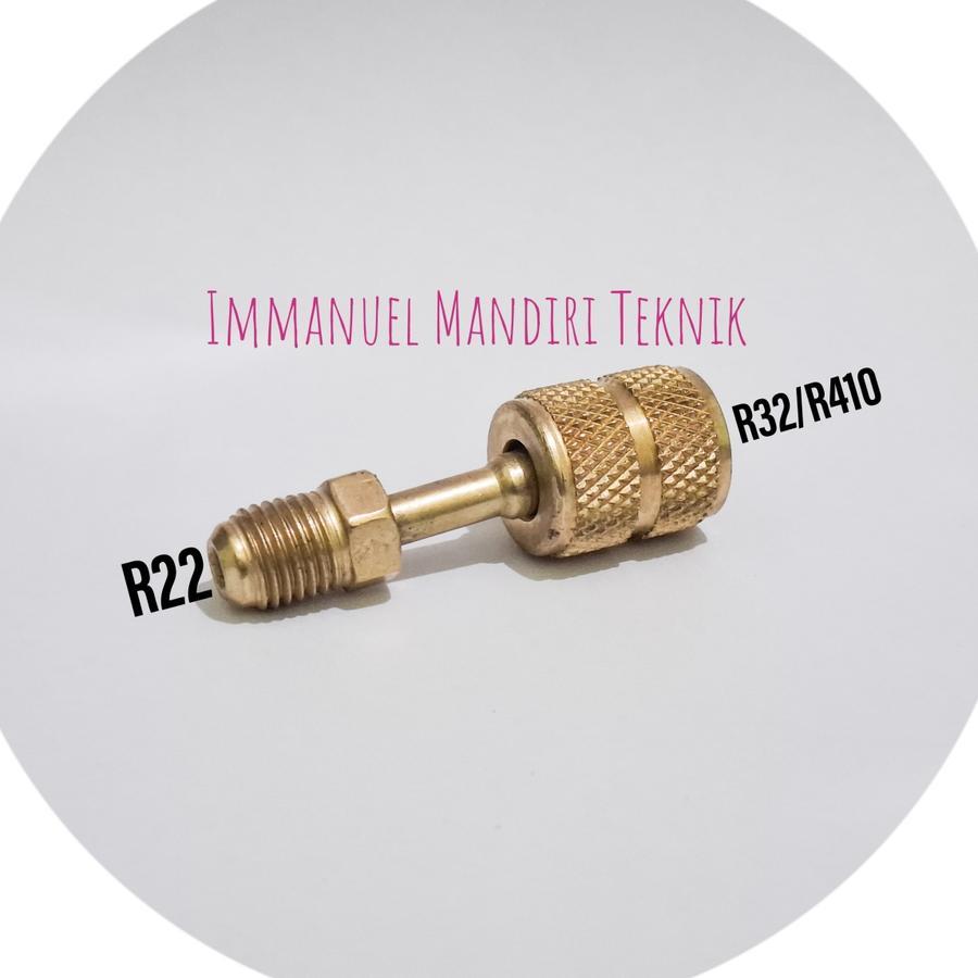 Nepel adaptor R32/410 / R22 / Konektor reducer R32/410 to R22